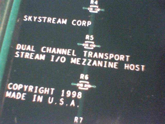 SkyStream Dual Channel Transport Mezzanine Host PCI Card - image 4