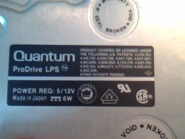 Hard Drive Disk IDE Quantum ProDrive LPS 105AT 910-10-9105 1243