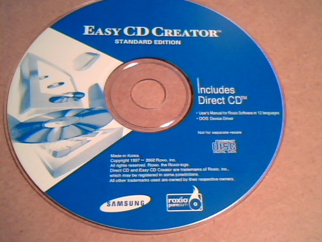 Easy CD Creator : Standard Edition - Direct CD, User's Manual for Roxio Software