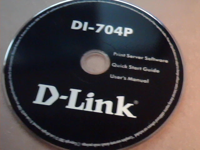 D-Link DI-704P : Print Server Software, Quick Start Guide, User's Manual