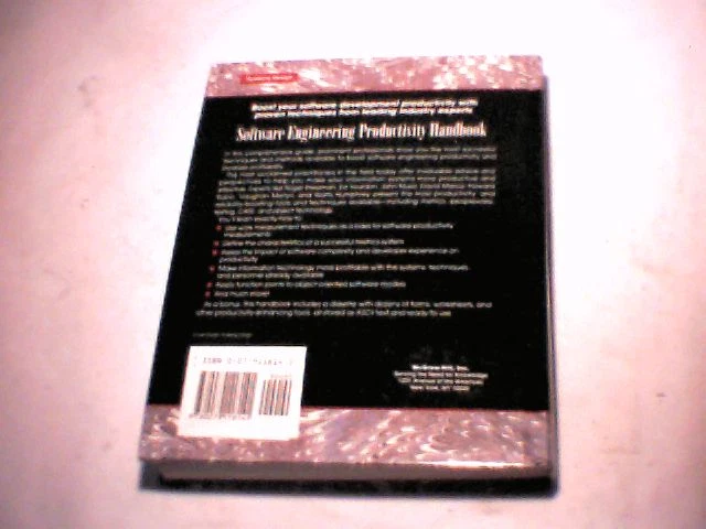 Software Engineering Productivity Handbook Jessica Keyes 0-07-911366-4 w/ floppy - image 2