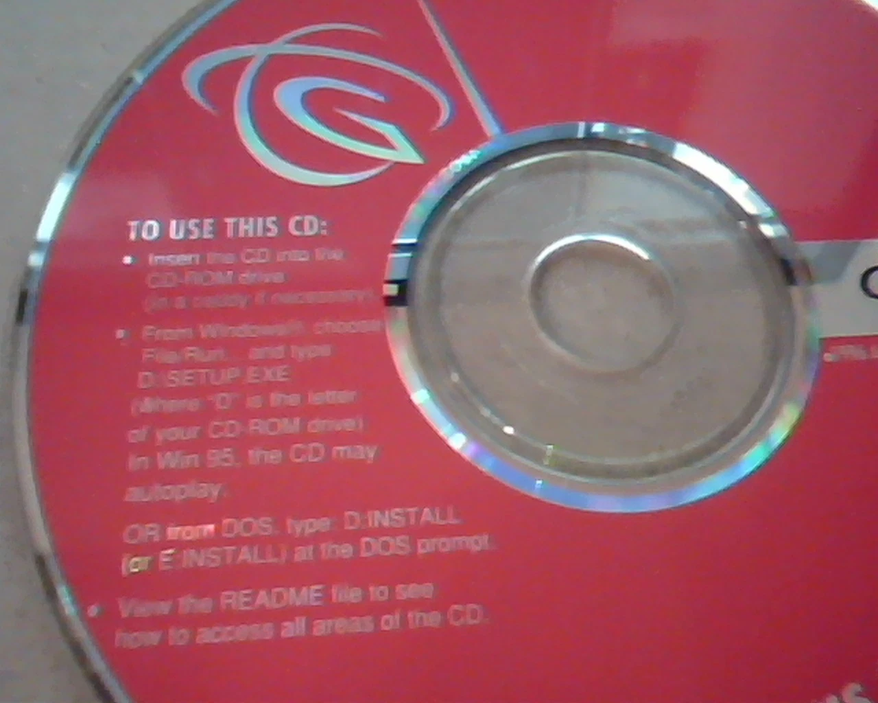 GRAVIS : The Gravis Game CD : Installation CD - image 3