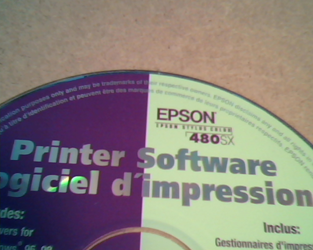 Epson 480SX Printer Software : Printer Drivers for Windows 95, 98, 2000, NT 4.0 - image 2
