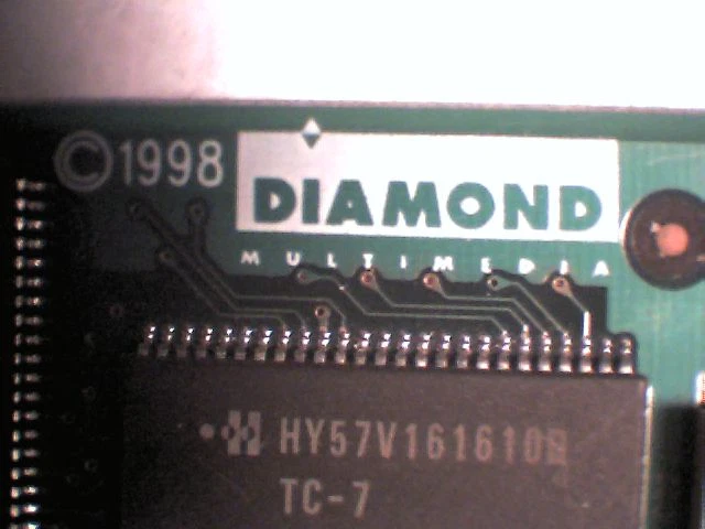Video Card Diamond Viper V550 ATX TNTA AGP 16MB T3 DELL 0000529P Rev.A00 - image 8