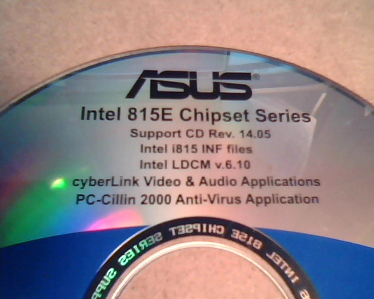 Driver CD ASUS M 160 Intel 815E Chipset Series Support CD - M186 - image 2