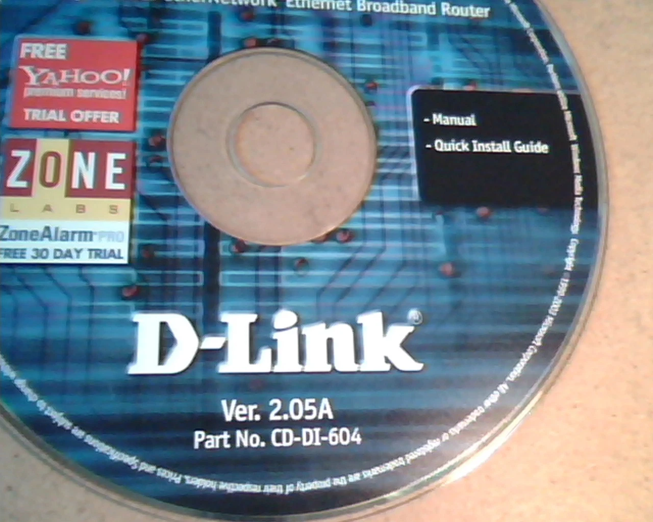 DI-604 D-Link Express EtherNetwork Ethernet Broadband Router: Install Guide - image 3