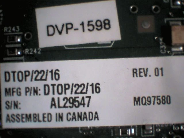 Matrox DigiDesktop 681-01 DTOP/22/16 DVP-1598 DTOP/TM - image 4