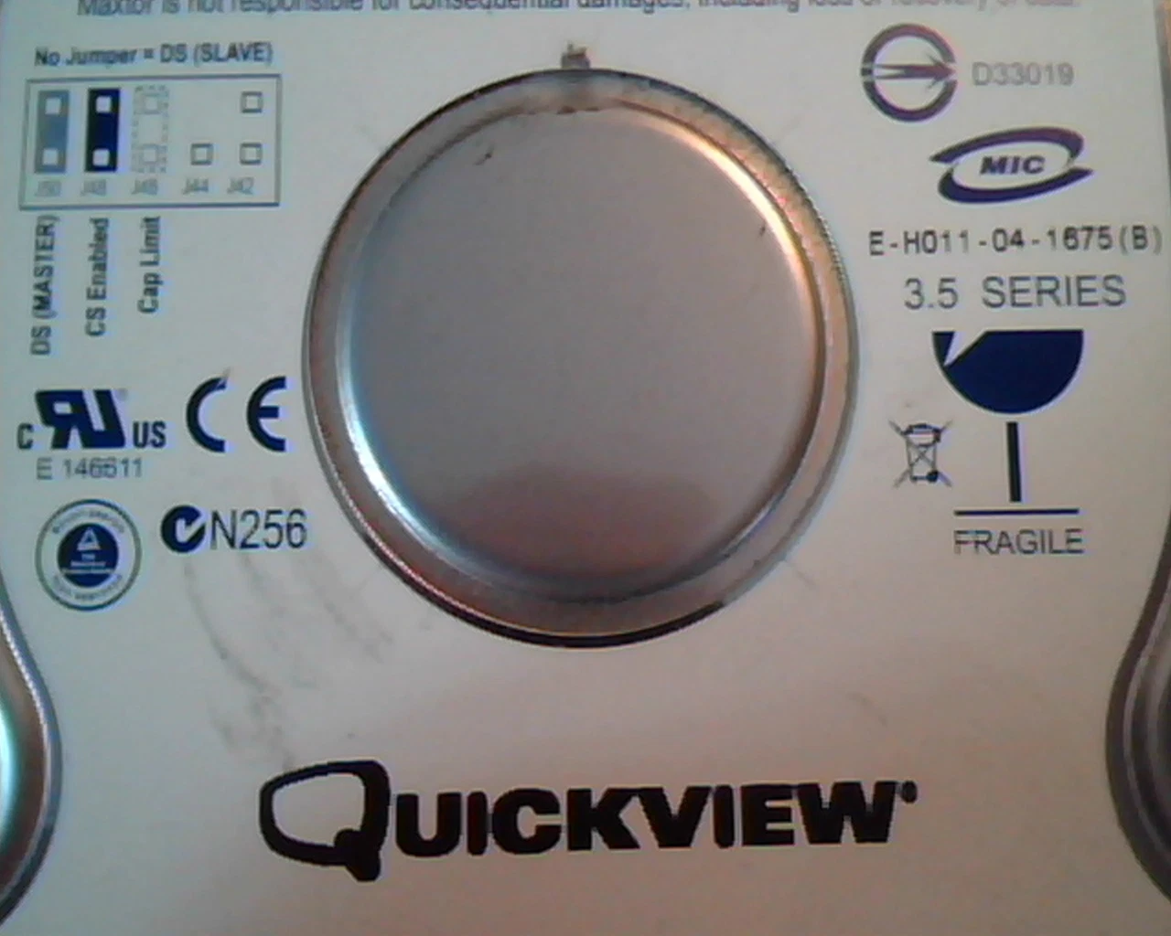 Hard Disk Drive IDE Maxtor Quickview 6L120P0 120GB PATA133 234441648 BAJ41G20 - image 2