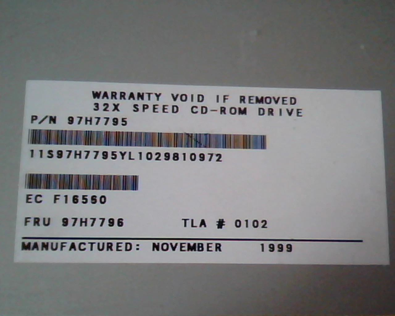 Plextor PX-32TSi CD-ROM Drive 0102 97H7795 97H7796 Nov1999 SCSI 32x - image 3