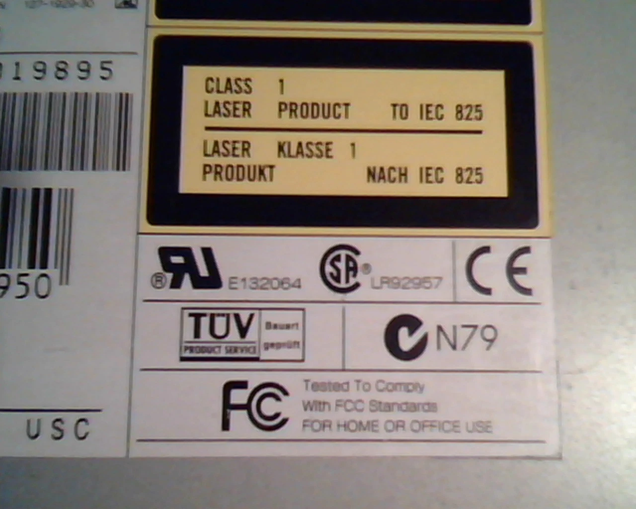 Plextor PX-40TSi CD-ROM Drive May1999 0001 UltraPlex Wide SCSI E132064 - image 3