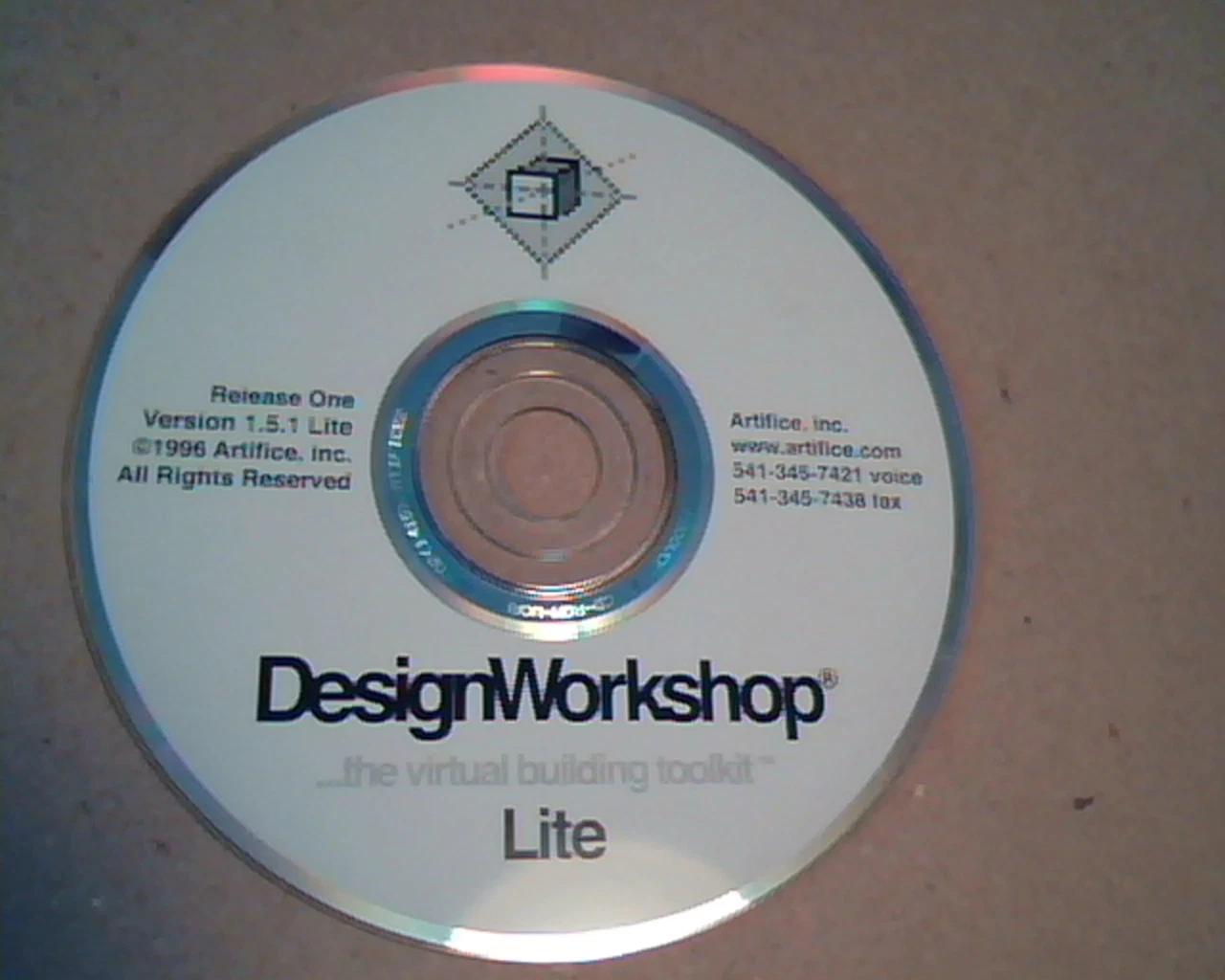 CD DesignWorkshop the virtual building toolkit: Release One:Version 1.5.1 Lite