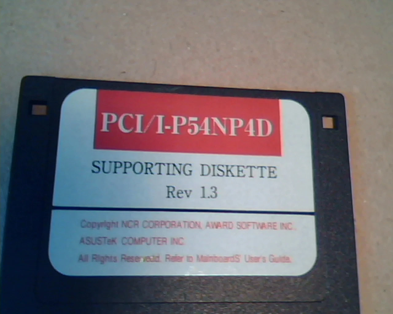 PCI-I-P54NP4D Supporting Diskette : Rev 1.3 - image 2
