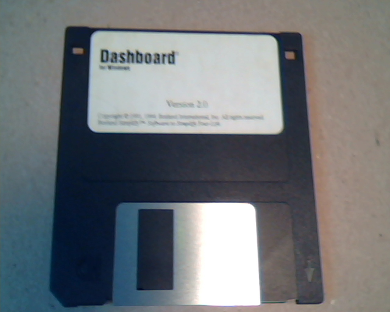 Dashboard for Windows Diskette : Version 2.0