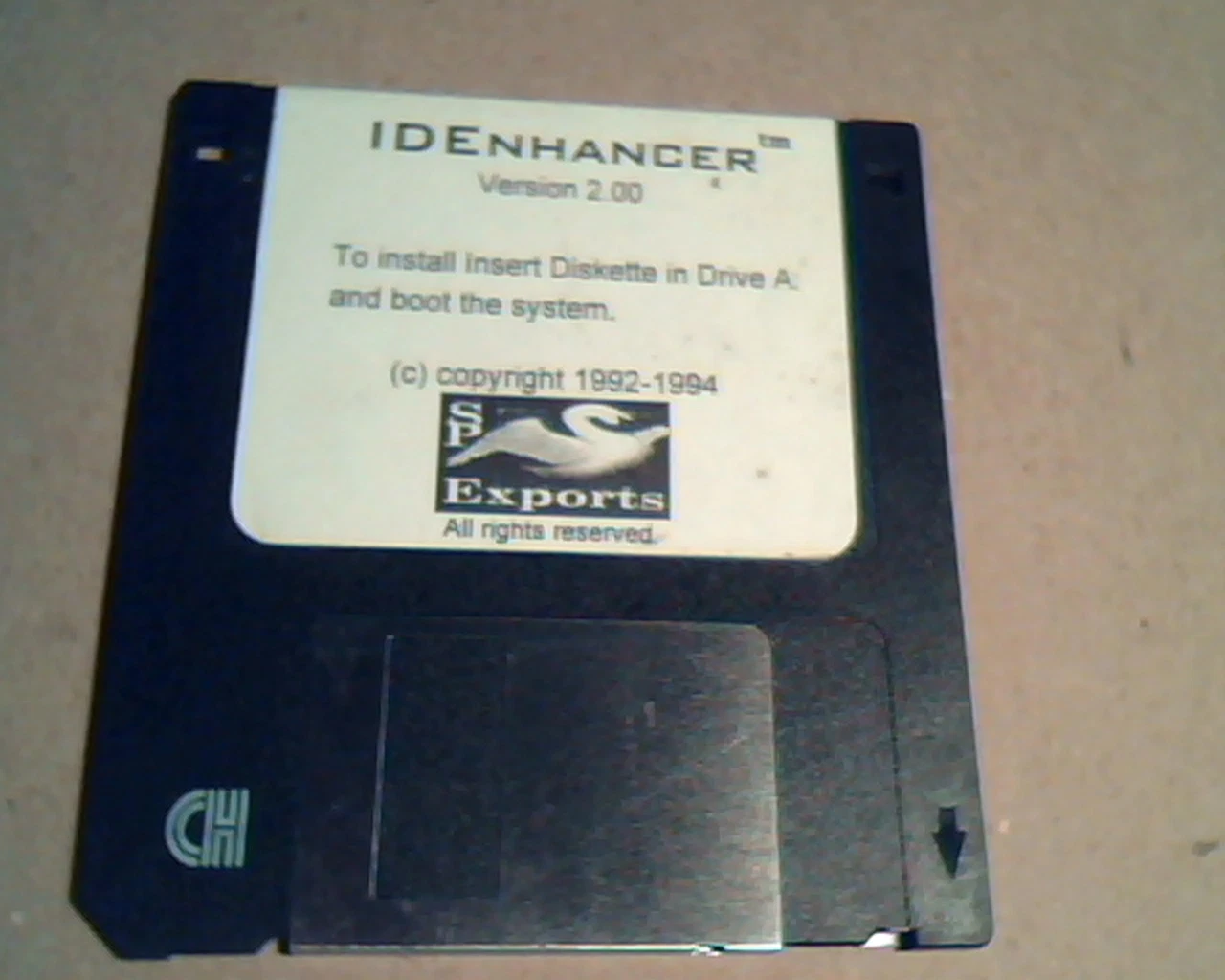 Idenhancer Diskette - Version 2.00 - SP Exports