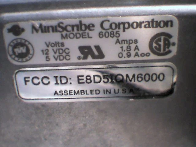 Hard Drive Vintage MFM Miniscribe 6085 Full Height - image 4