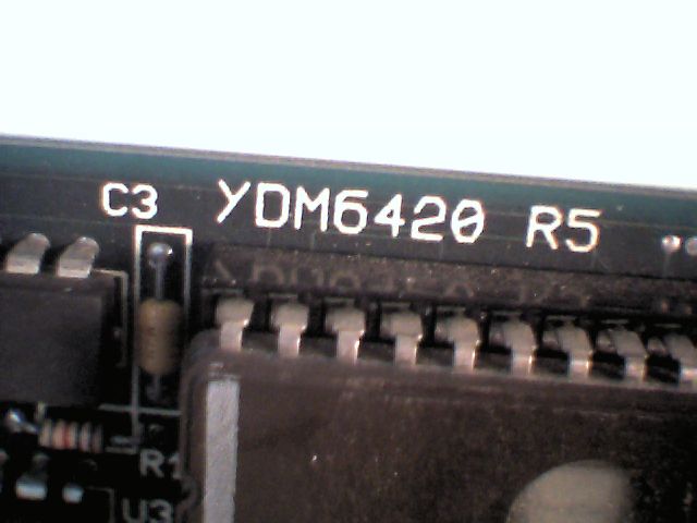 Yamaha Display Master YDM6420 R5 G776420 Video Controller Vintage ISA Card 8bit — image 8
