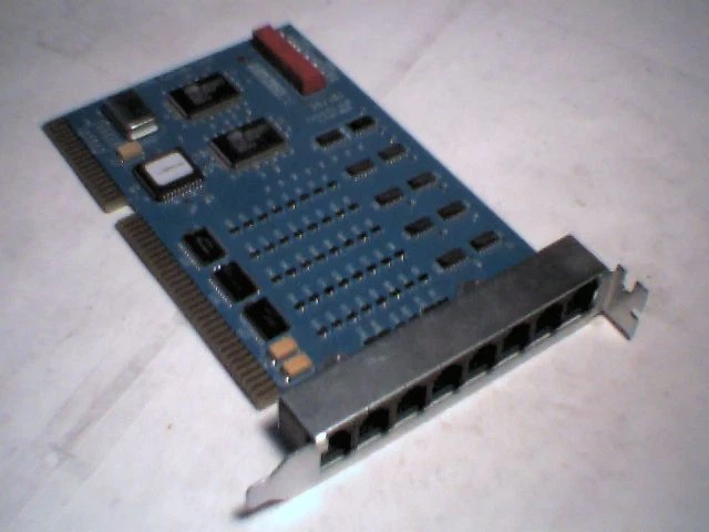 Cyclades Cyclom-8Ys V6.01 8-port ISA Card Serial RS-232 CL-CDI400 RJ-12 RJ-11