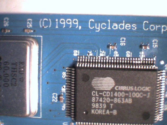 Cyclades Cyclom-8Ys V6.01 8-port ISA Card Serial RS-232 CL-CDI400 RJ-12 RJ-11 - image 4