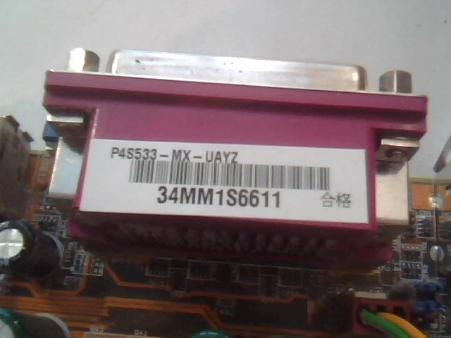 Motherboard P4 ASUS P4S533-MX-UAYZ Rev:2.00 1.7GHz - image 8