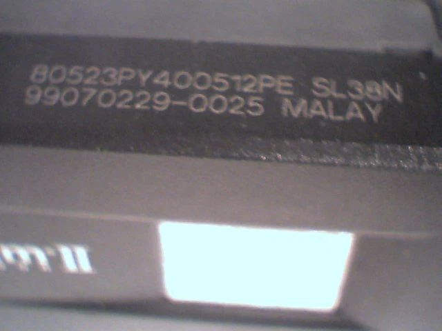 Intel Pentium II Slot1 CPU 400 SL38N P2 400MHz 80523PY400512PE 99070229 3pin Fan - image 2