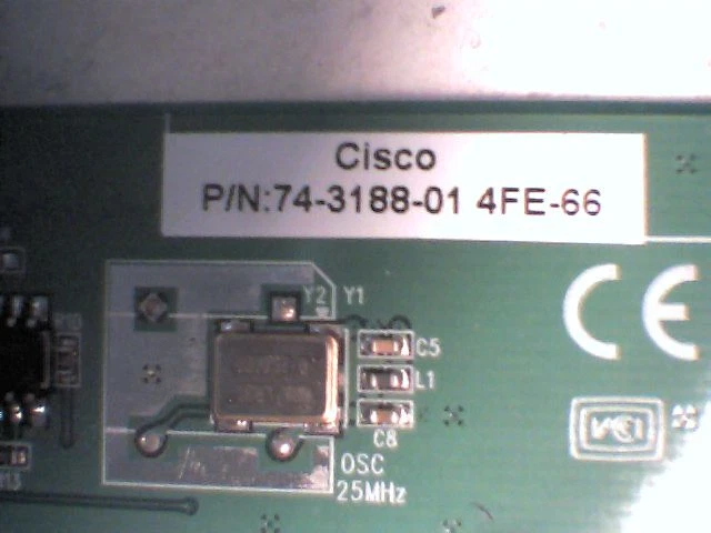 CISCO 74-3188-01 4FE-66 4-PORTS FAST ETHERNET NIC PIX MTJEA01 Rev-A1 - image 5