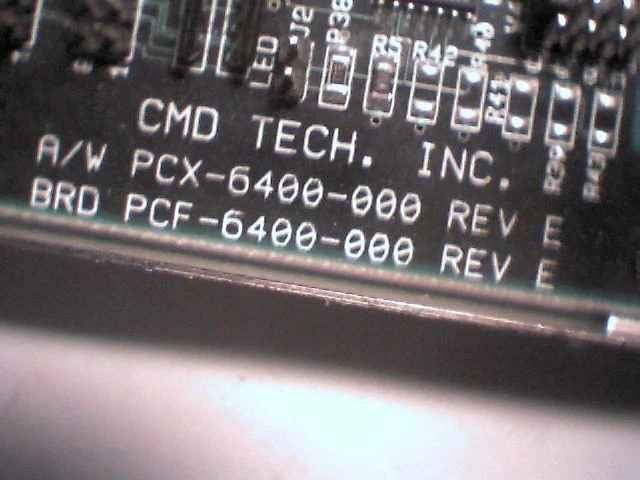 CMD Tech 6400 RevE PCI IDE Interface CARD for PCMCIA slots - image 2