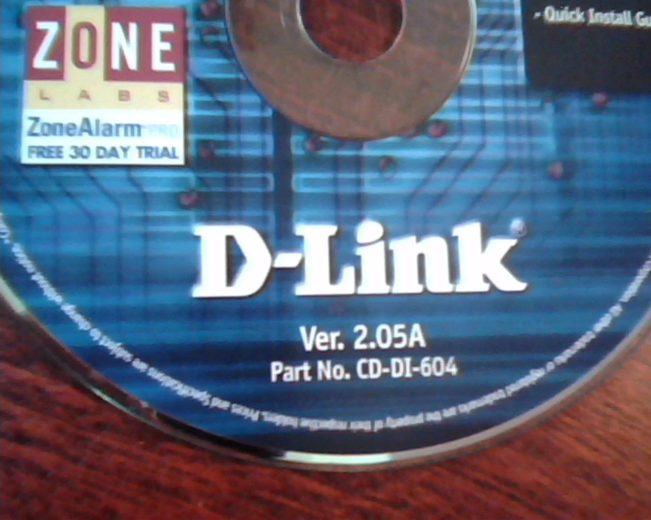 DI-604 Express EtherNetwork CD D-LINK Manual Install Guide Ver 2.05A CD-DI-604 - image 3