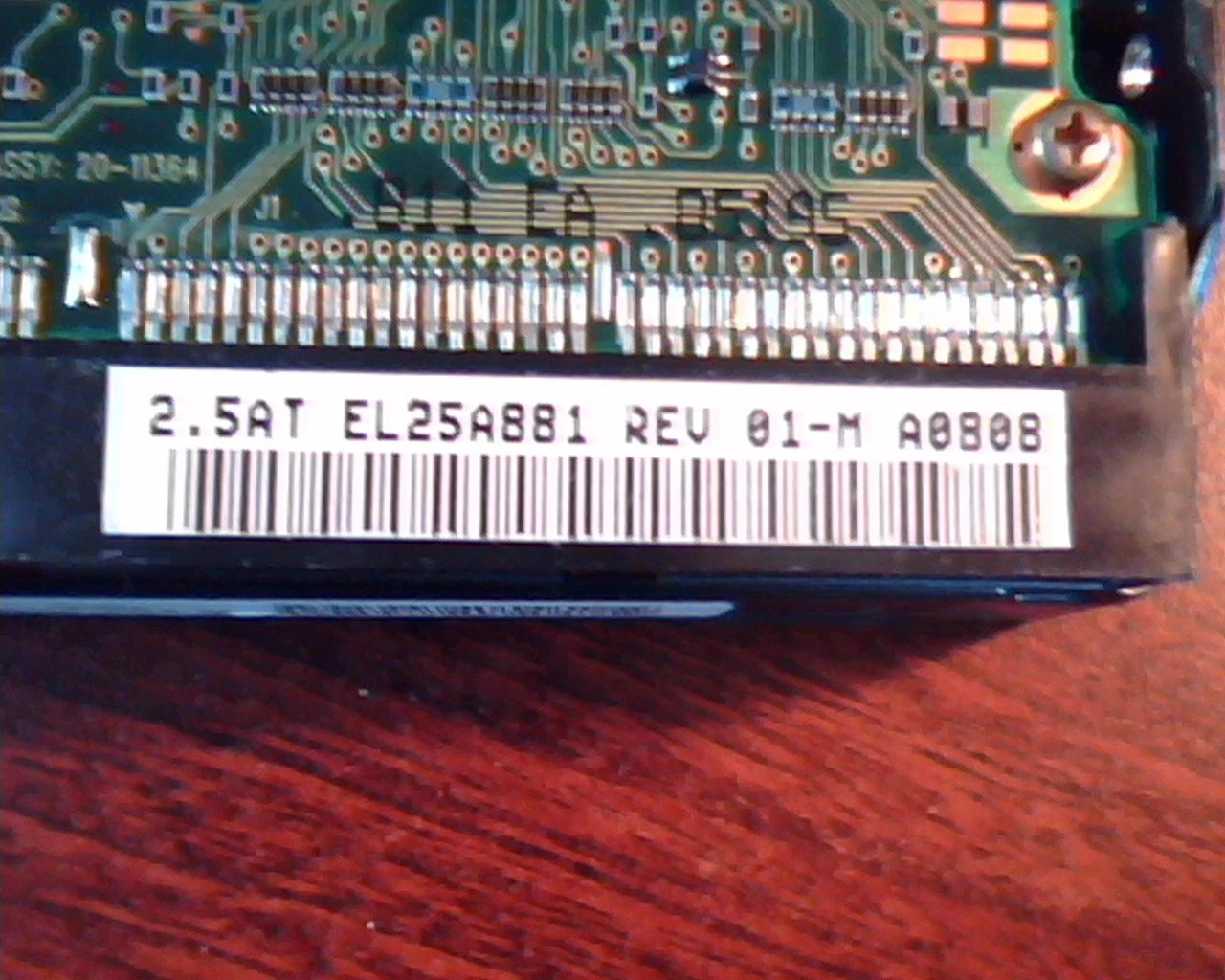 Hard Disk Drive IDE Quantum Fireball EL EL25A881 01-M A0808 2.5ATAEL8 1090 - image 2