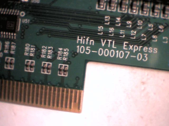 Hifn VTL Express Adapter Card 105-000107-03 Rev D2 PCI-E PCI-Express Compression - image 4
