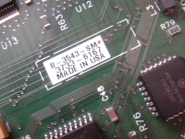 HP 9000 E25 A2051-66501 48 MHz CPU Processor Board B-3543-SM - image 4