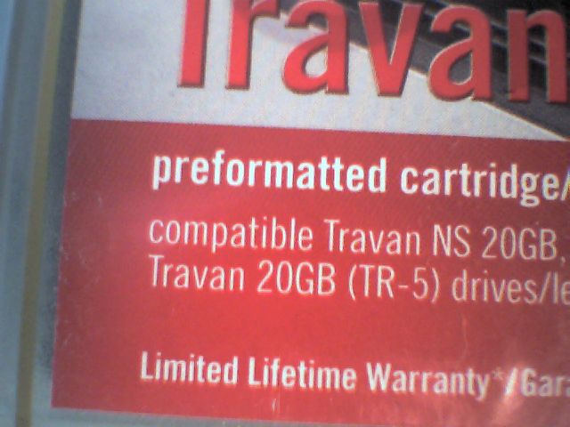 NEW TWO (2) Travan 20GB TR-5 NS PreFormatted Cartridge Tapes Imation - image 3