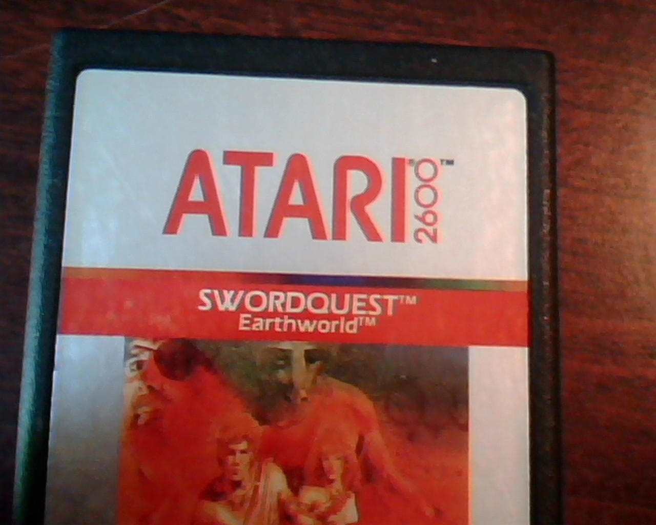 Game Cartridge ATARI 2600 Swordquest EarthWorld 2656 1982 Atari - image 2