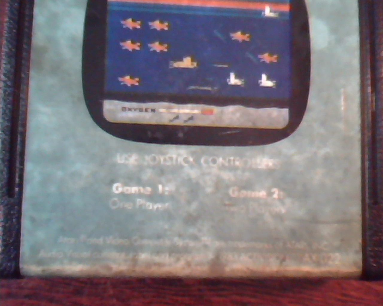 Game Cartridge ATARI ActiVision Seaquest One or Two Players AX-022 - image 3