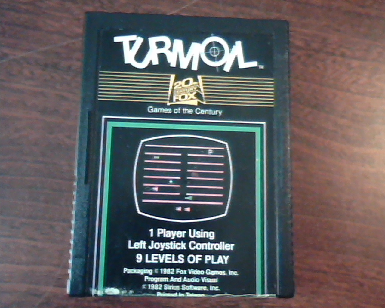 Game Cartridge Fox Turmoil One Player 9 levels of play Sirius