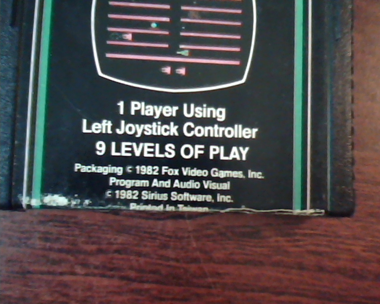 Game Cartridge Fox Turmoil One Player 9 levels of play Sirius - image 3