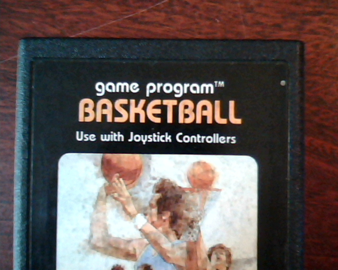 Game Cartridge Program Atari CX2624 Basketball 1978 Atari - image 2