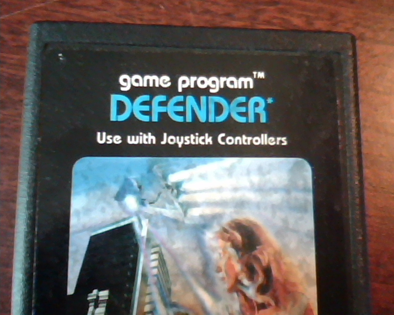 Game Cartridge Program Atari CX2609 Defender Williams Electronics 1981 Atari - image 2