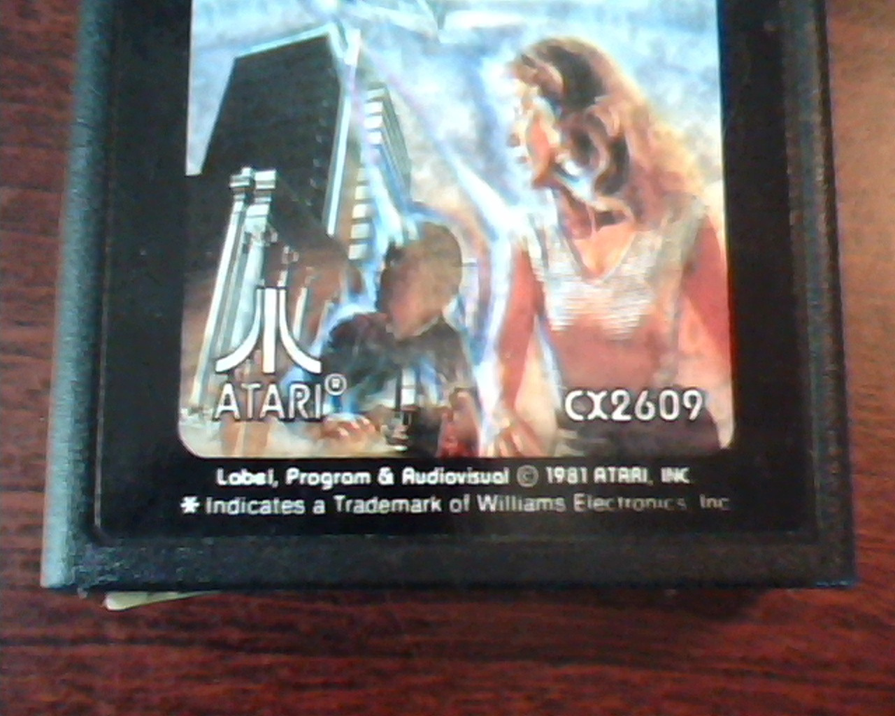Game Cartridge Program Atari CX2609 Defender Williams Electronics 1981 Atari - image 3