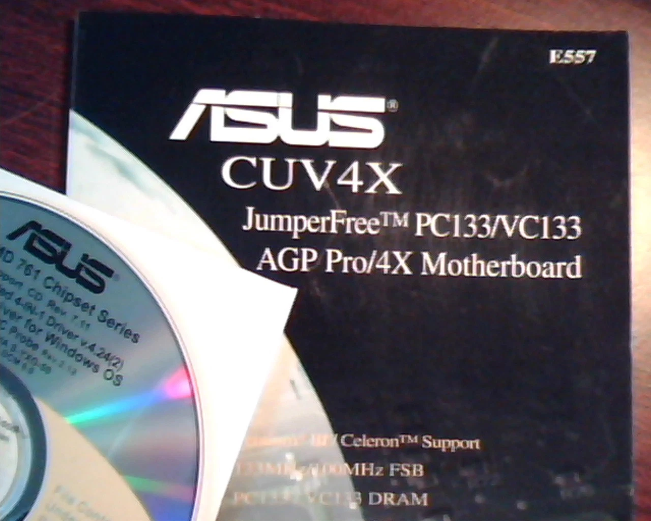 ASUS CUV4X JumperFree PC133/VC133 AGP Motherboard User's Guide Manual WITH CD - image 2