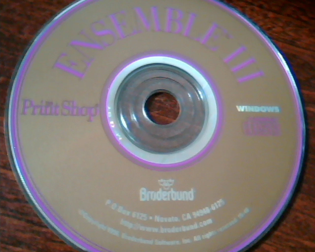 CD Ensemble Print Shop Windows Broderbund 94948-6125