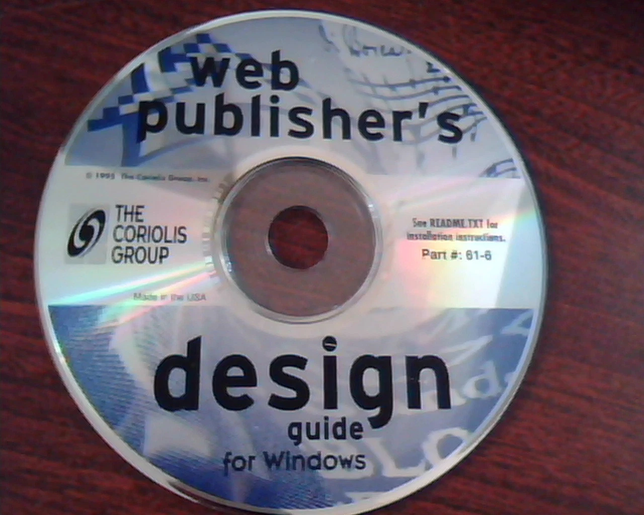 CD Web Publisher's design Guide for Windows Coriolis Group 61-6