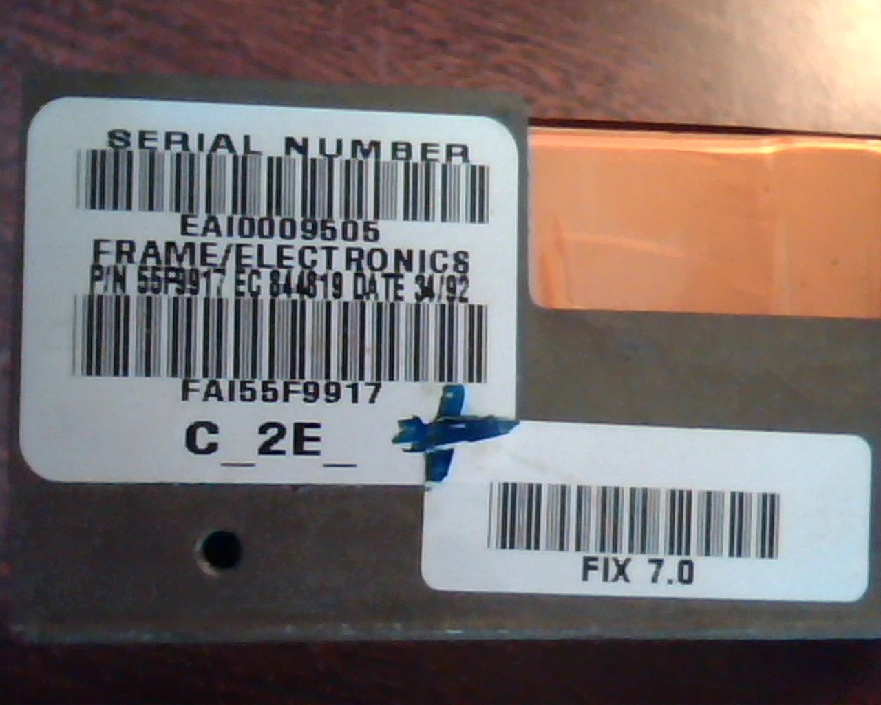 Hard Drive Disk SCSI 55P9917 EC 844819 WDC 091992 E15 A2182 PN55F9824 C_2E_ - image 3