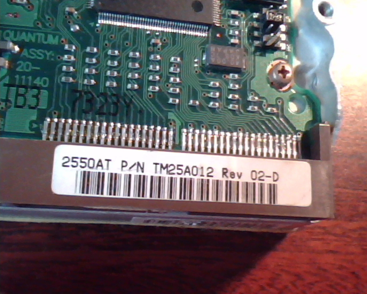Hard Disk Drive IDE Quantum Fireball TM TM25A012 02-D TM21A02H 02-E 2550AT - image 3