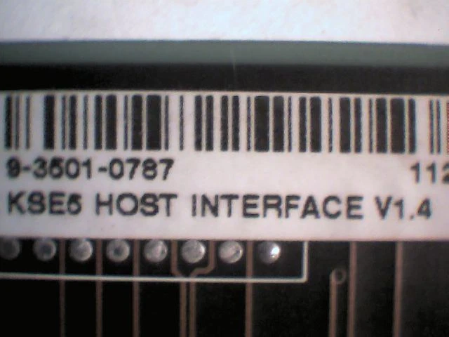 Kontron KSE5 Host Interface V1.4 vintage ISA Card 37-pin "D" connector - image 4
