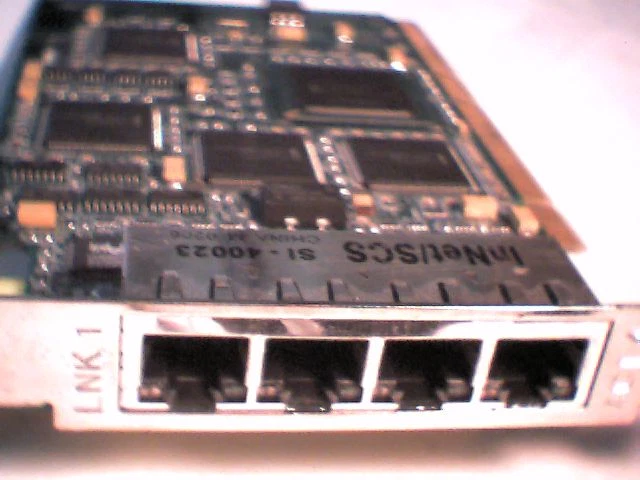 HP 10/100base Quad Port PCI Ethernet Adapter PB0554E Interphase FW21154 554E-001 - image 3