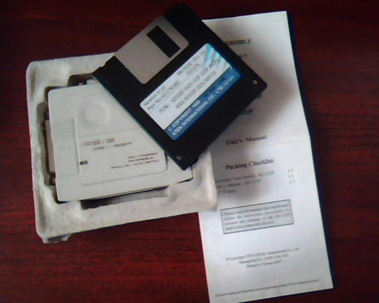 Parallel Reversible Auto Switch ASIC ATEN AS/2 Manual Floppy AS-152P In Box - image 2