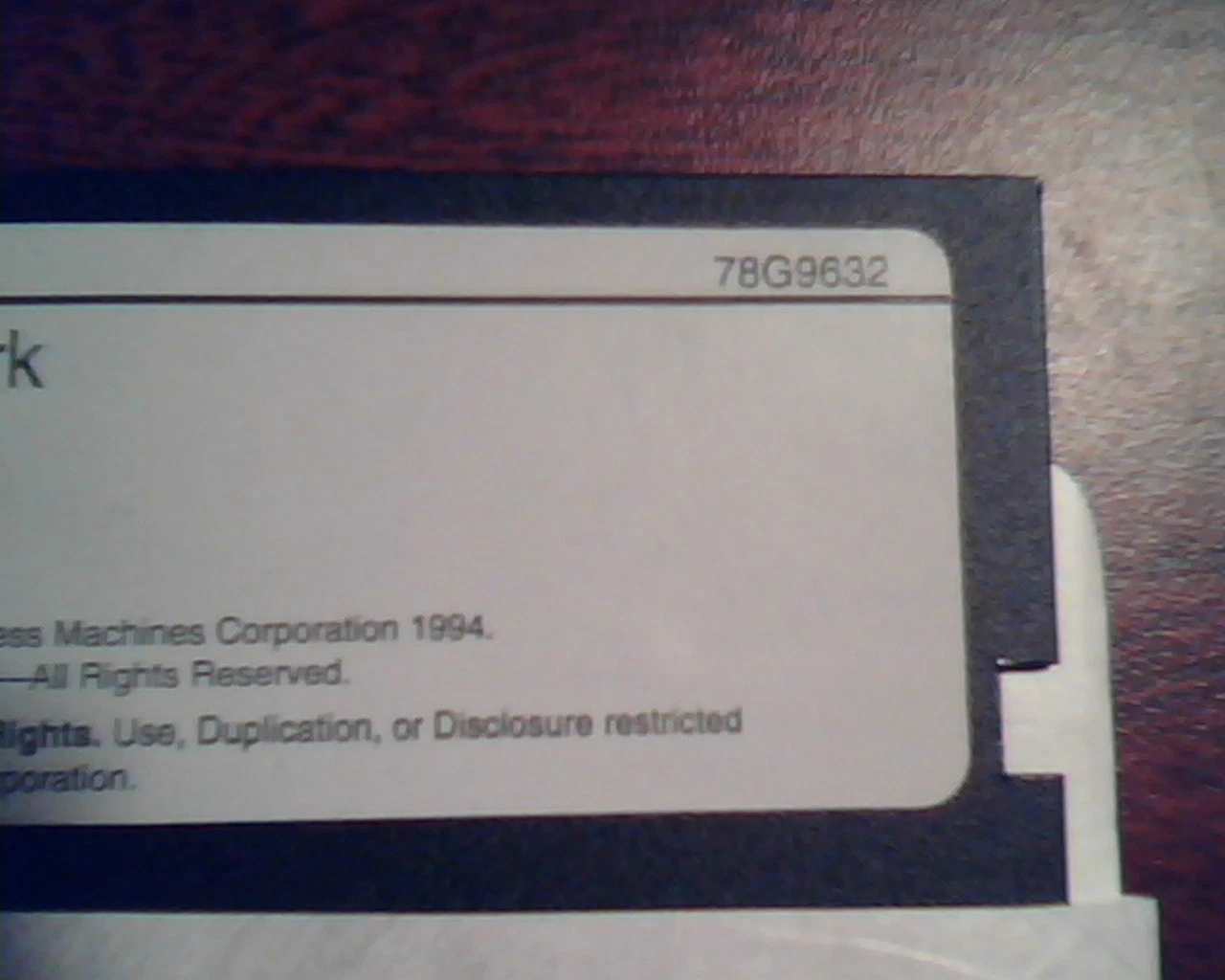Floppy IBM Token-Ring Network 16/4 Adapter II Diagnosic Diskette 5.25 inch - image 3