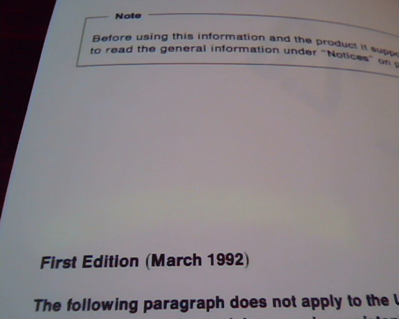 OS/2 2.0 Installation Guide Version 2.0 IBM Book manual 84F8464 First Edition - image 3