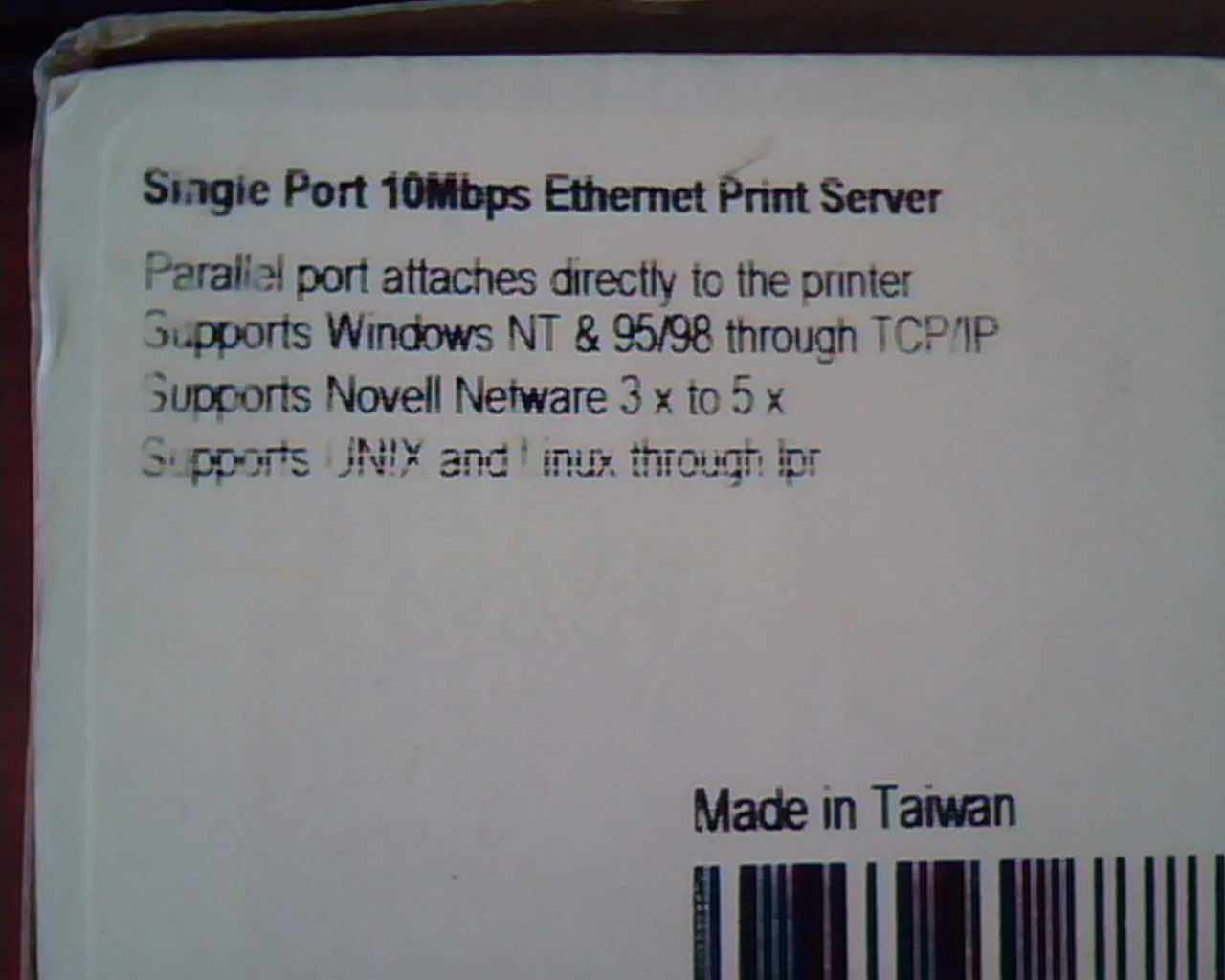 StarTech Print Server Package CD PM1000IPNDS PS30CA3C drivers connector network - image 6