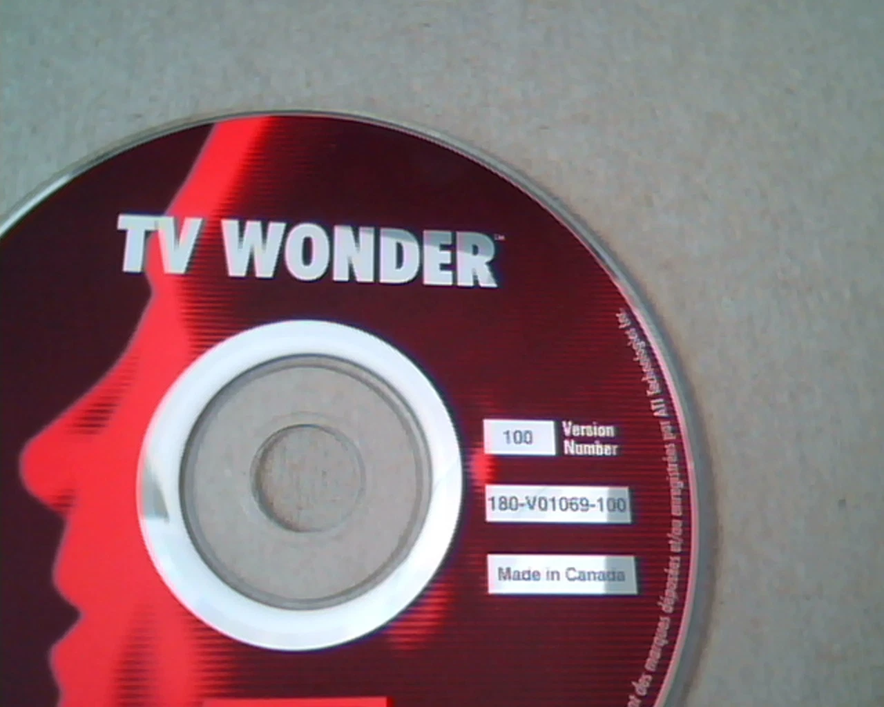 TV Wonder: ATI Technologies: Version Number 100 : Driver CD - image 2